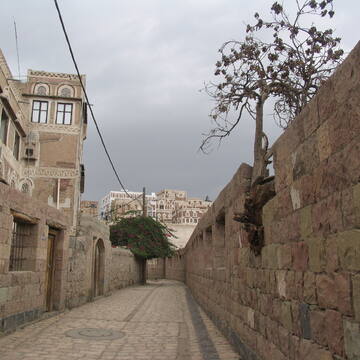 on Sana’a and destruction