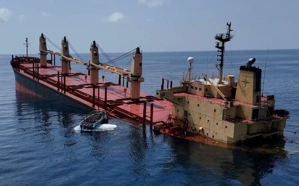 Rubymar – British Ship Sinks