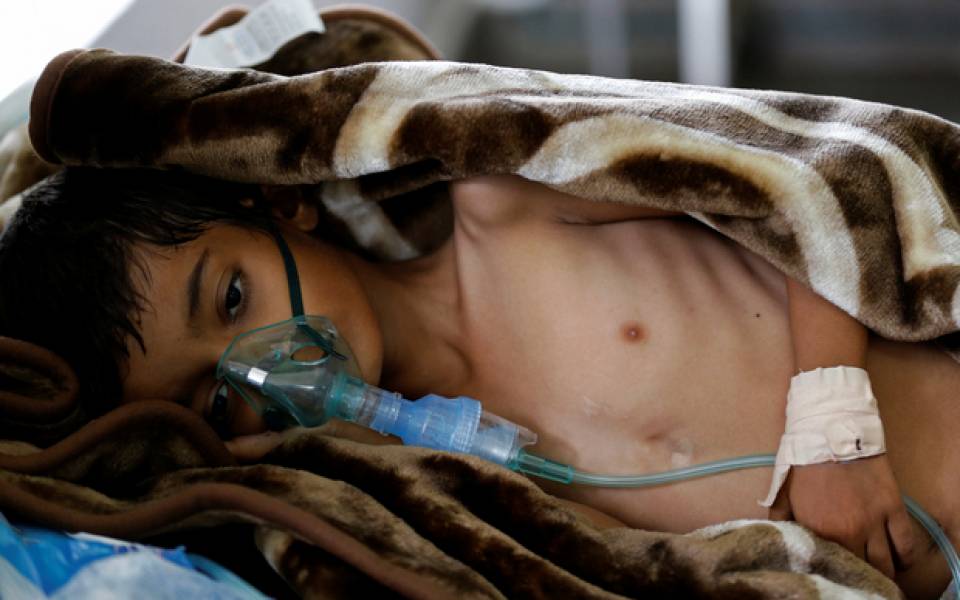 Cholera epidemic in Yemen, since October 2016