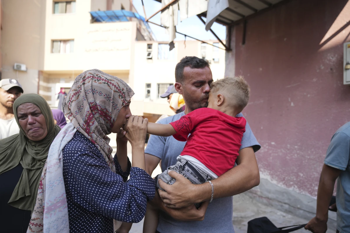 Gaza families bid a tearful goodbye to critically ill kids leaving for treatment abroad – WHO initiative