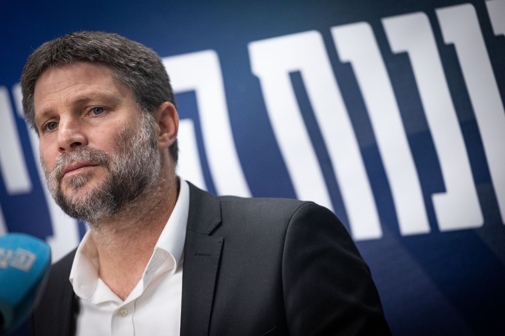 Smotrich: ‘justified and moral’ to starve 2 million Gazans, but the world won’t let&nbsp;us