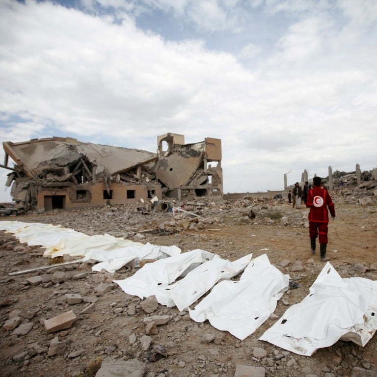 Daily reminder that the Saudi-led, US-BRITISH-backed coalition killed&nbsp;civilians